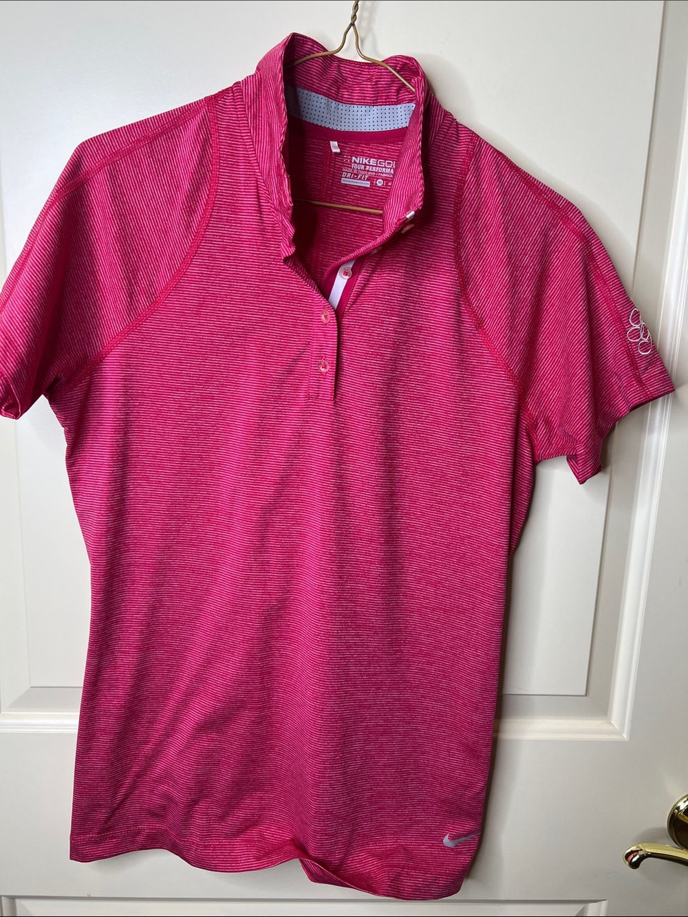 Nike Hot Pink Short Sleeve Polo